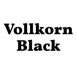 Vollkorn Black