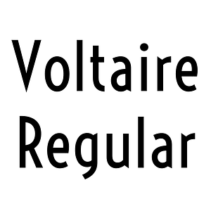 Voltaire Regular