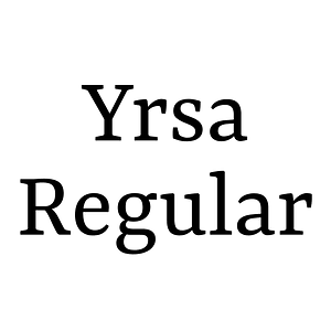 Yrsa Regular