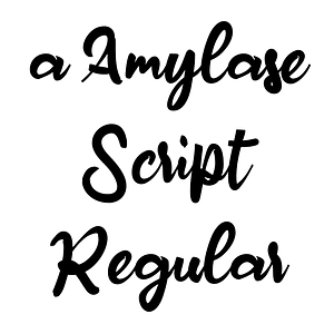 a Amylase Script Regular