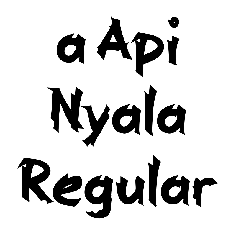 a Api Nyala Regular