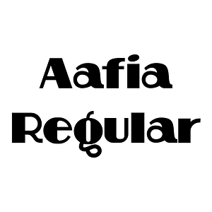 Aafia Regular