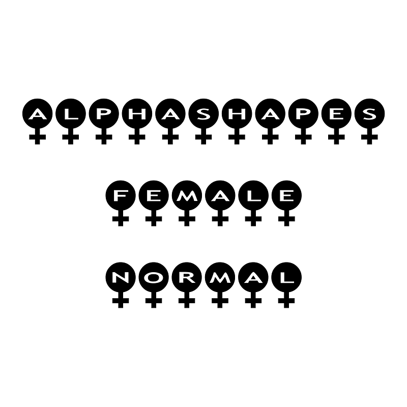 AlphaShapes female Normal