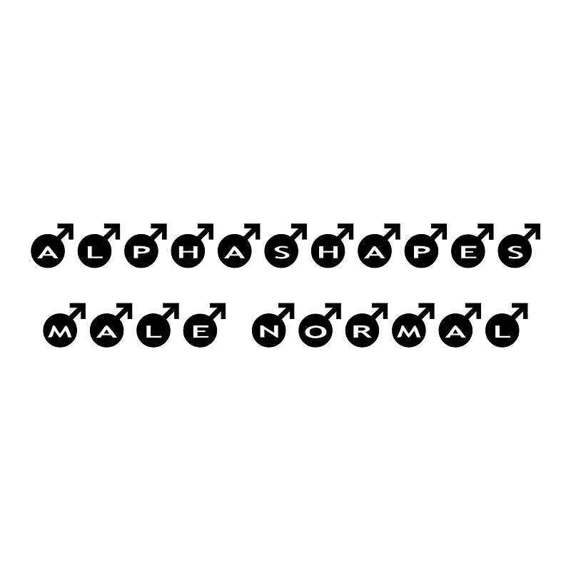 AlphaShapes male Normal