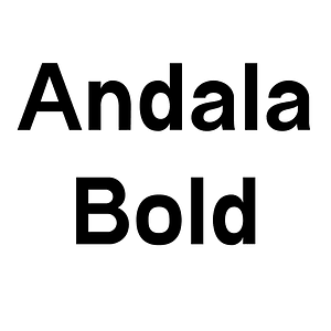 Andala Bold