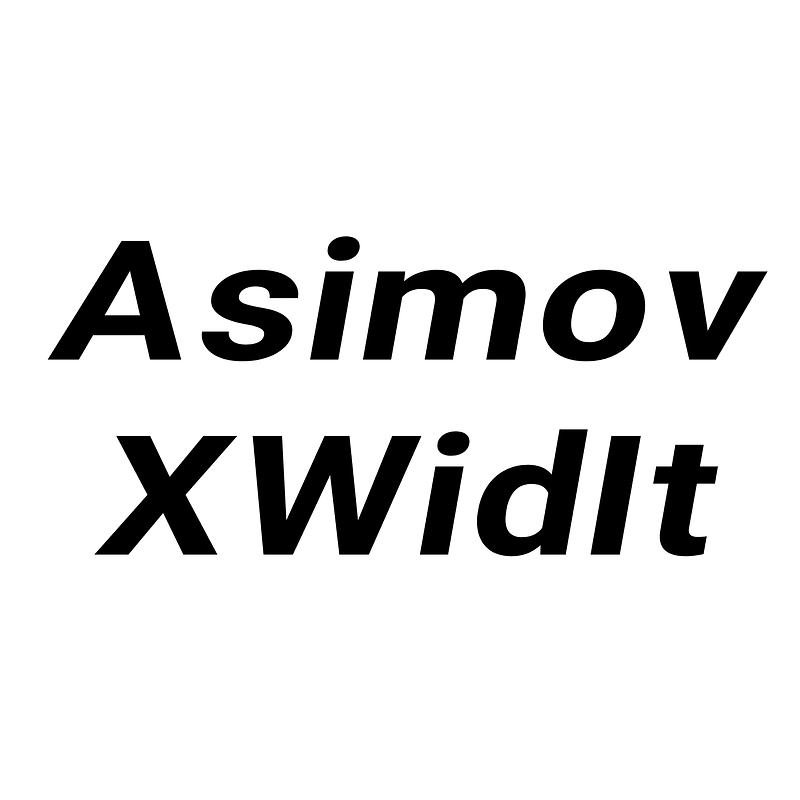 Asimov Xwidit Free Fonts On Creazilla Com