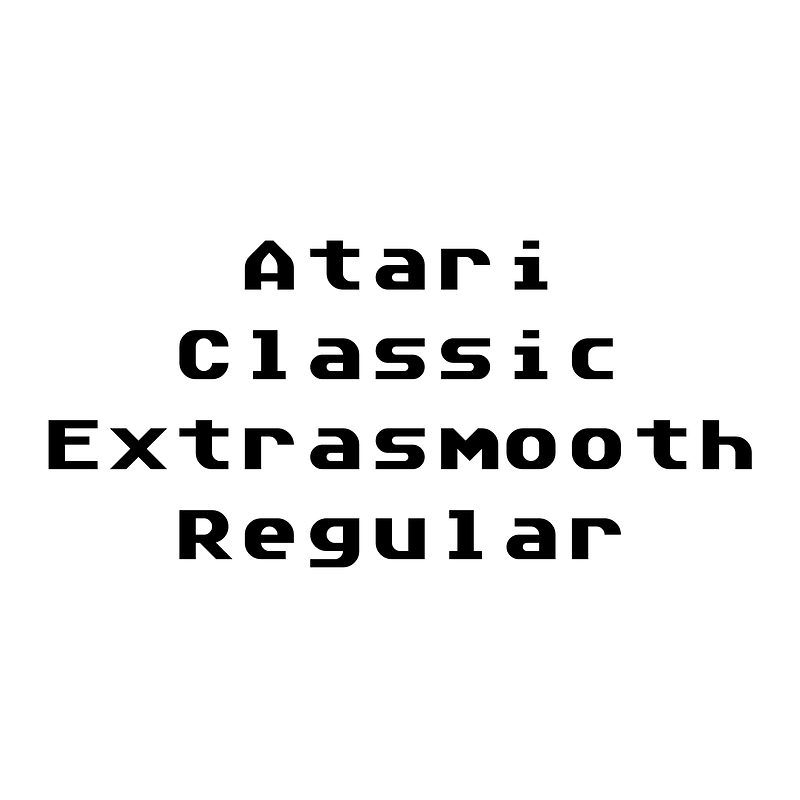 Atari Classic Extrasmooth Regular