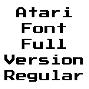 Atari Font Full Version Regular