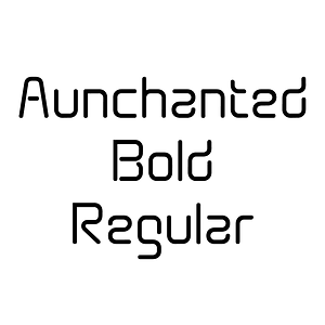 Aunchanted Bold Regular