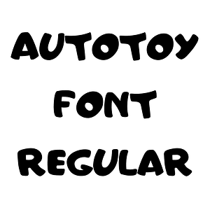 AutoToy font Regular