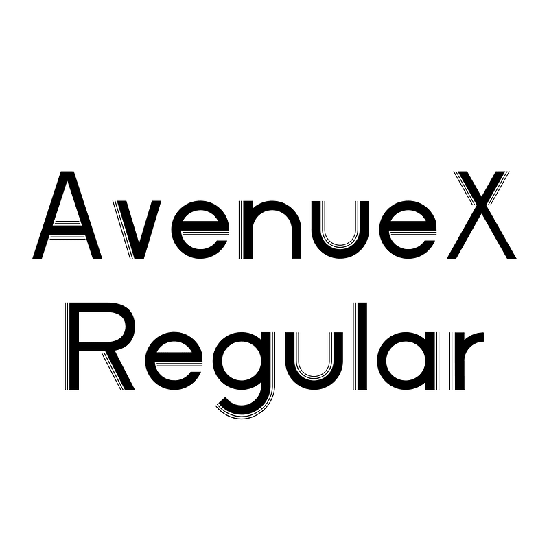 AvenueX Regular