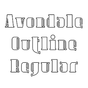 Avondale Outline Regular