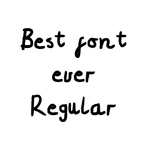 Best font ever Regular