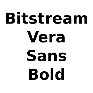 Bitstream Vera Sans Bold