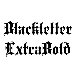 Blackletter ExtraBold