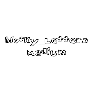 Blocky_Letters Medium