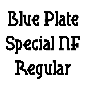 Blue Plate Special NF Regular