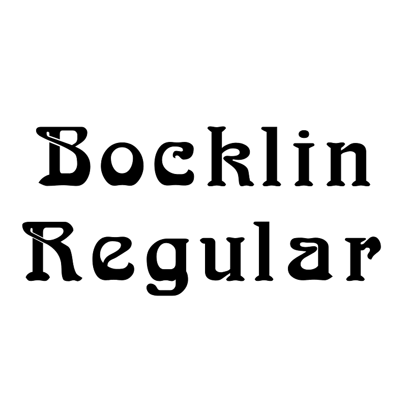 Bocklin Regular