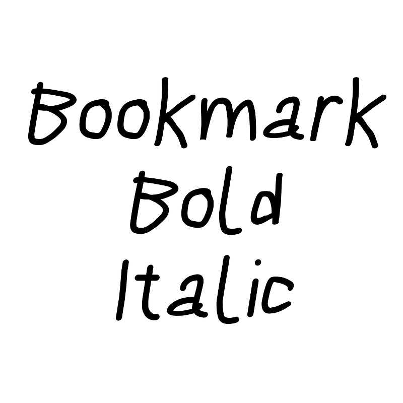 Bookmark Bold Italic - Free fonts on creazilla.com