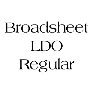 Broadsheet LDO Regular