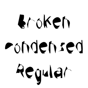 Broken Condensed Regular