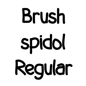 Brush spidol Regular