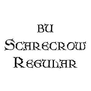 bu Scarecrow Regular