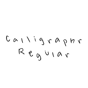 Calligraphr Regular