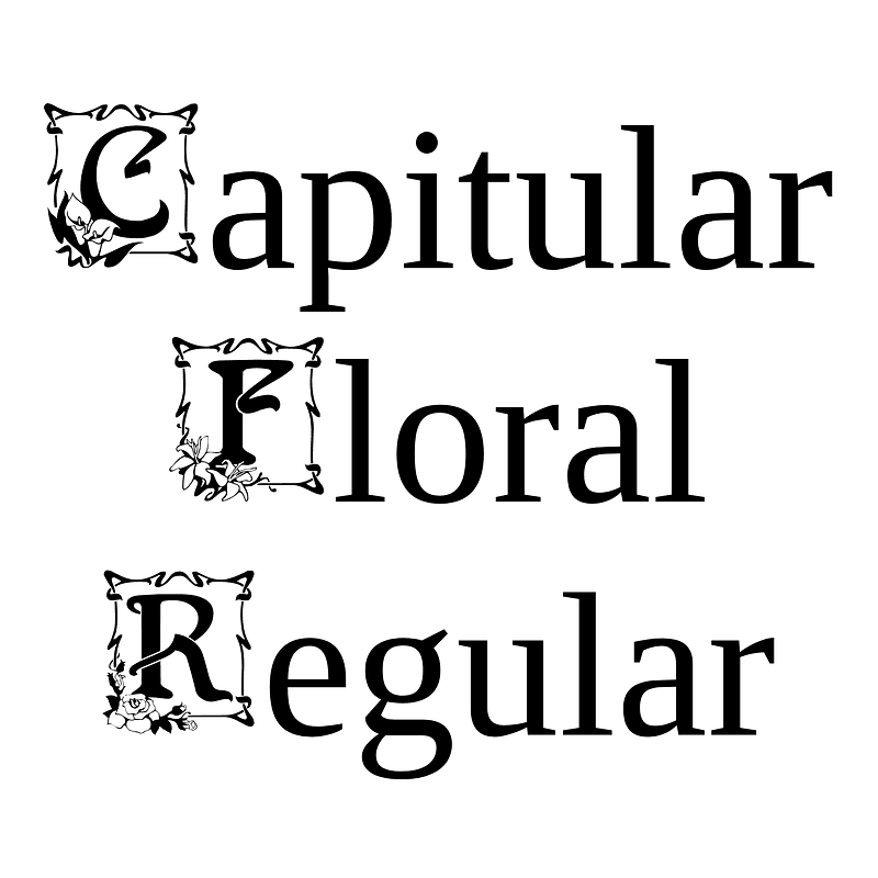 Capitular Floral Regular