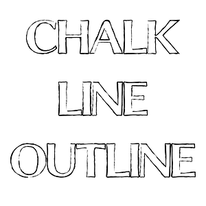 Chalk Line Outline