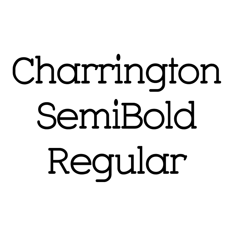 Charrington SemiBold Regular