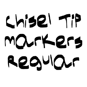 Chisel Tip Markers Regular