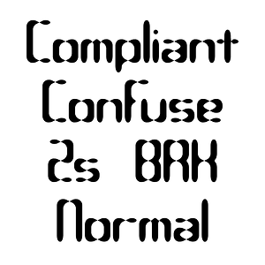 Compliant Confuse 2s BRK Normal