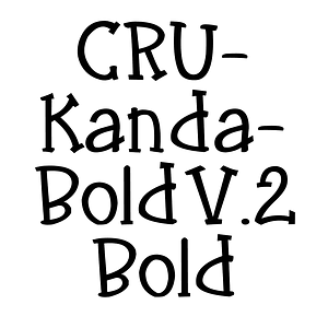 CRU-Kanda-Bold V.2 Bold