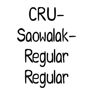 CRU-Saowalak-Regular Regular