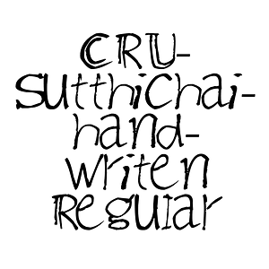 CRU-Sutthichai-hand-writen Regular