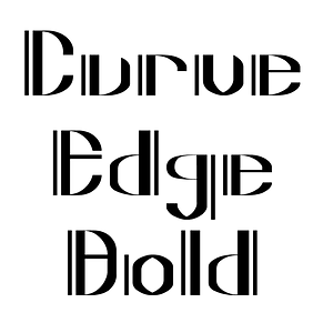 Curve Edge Bold