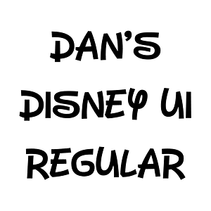 Dan's Disney UI Regular