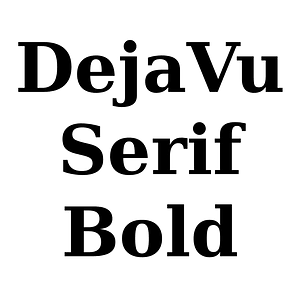 DejaVu Serif Bold