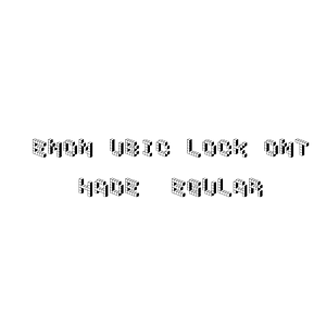 DemonCubicBlockFont Shade Regular