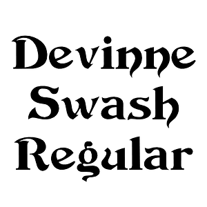 Devinne Swash Regular