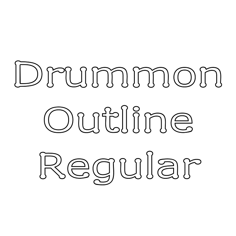 Drummon Outline Regular
