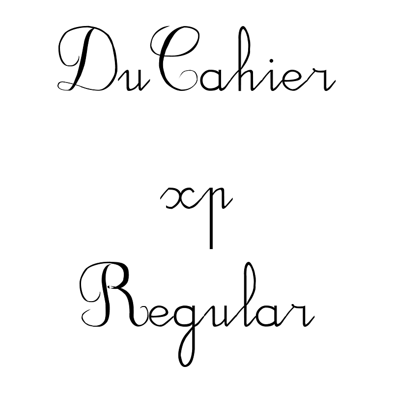 DuCahier xp Regular
