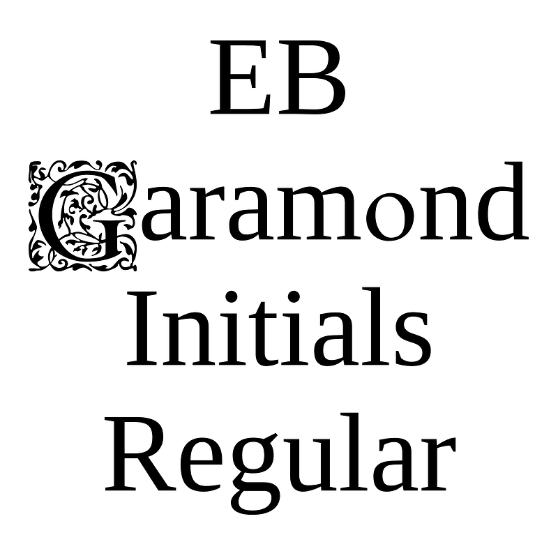 EB Garamond Initials Regular