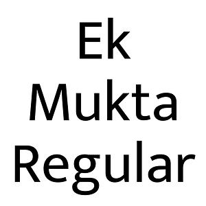 Ek Mukta Regular