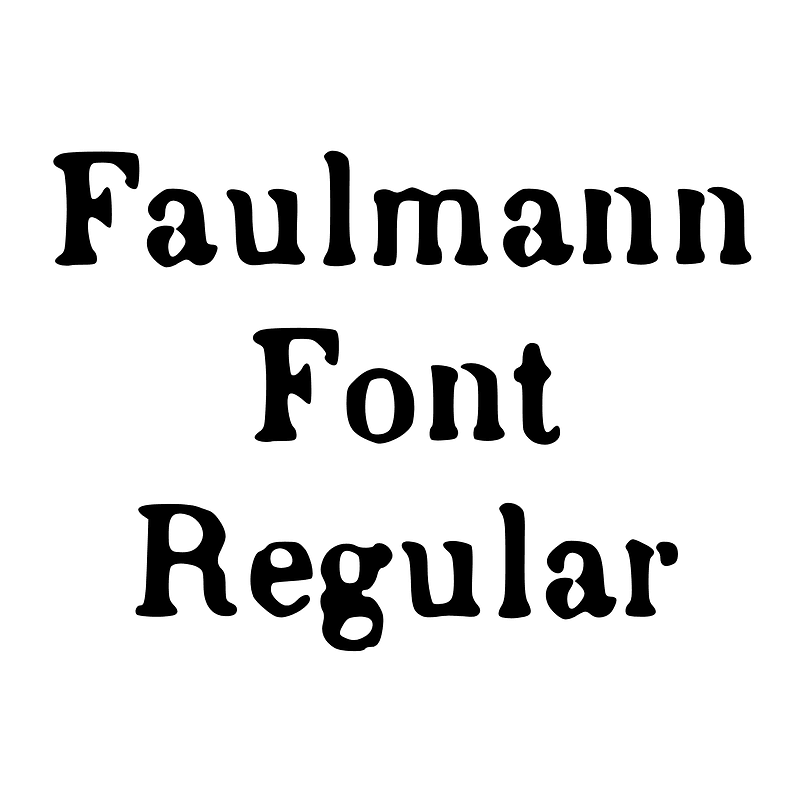 Faulmann Font Regular