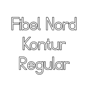 Fibel Nord Kontur Regular