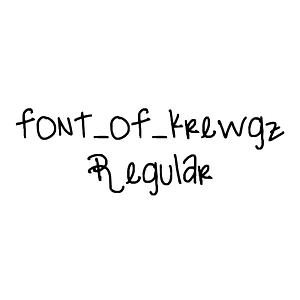 font_of_krewgz Regular