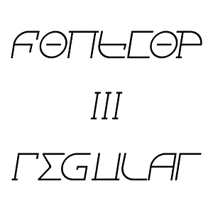 Fontcop III Regular