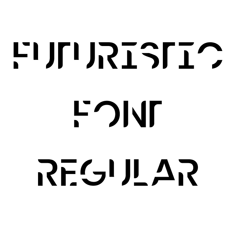 Futuristic Font Regular - Free fonts on creazilla.com